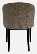 Moderne eetkamerstoel ronde rug