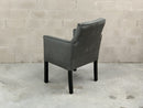 Moderne velours eetkamerstoel