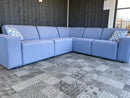 Outdoor hoekbank in waterdichte stof