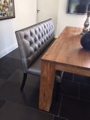 Eetkamerbank met knopen