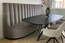 Wandbank met verticale banen