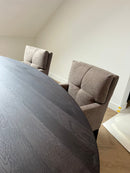 Velours eetkamerstoel