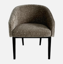 Moderne eetkamerstoel ronde rug