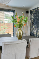 Velours eetkamerstoel