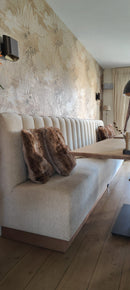 Wandbank met verticale banen