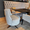 Luxe ronde eetkamerstoel