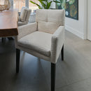 Velours eetkamerstoel