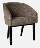 Moderne eetkamerstoel ronde rug