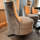 Luxe ronde eetkamerstoel