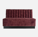 Wandbank met verticale banen