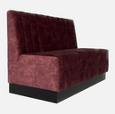 Wandbank met verticale banen