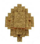 BELUGA wandlamp brons