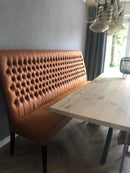 Eetkamerbank met knopen