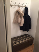 Gecapitonneerde hocker op maat