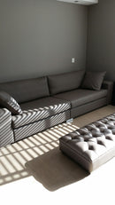 Hocker met capitons op maat