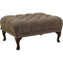 Klassieke hocker met capitons