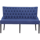 Landelijke eetkamerbank zonder leuning