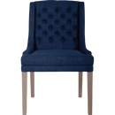 Landelijke eetkamerstoel met capitons op maat