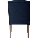 Landelijke eetkamerstoel met capitons