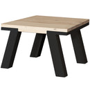 Maatwerk eikenhouten salontafel