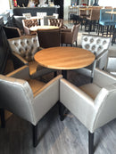 Stoel met capitons op maat