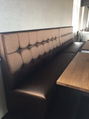 Maatwerk wandbank carre stiksel